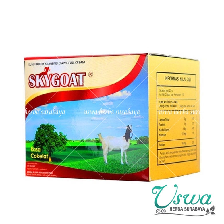 

ETAWA SUSU KAMBING ETAWA SKYGOAT Coklat Bubuk Krimer Nabati atasi Asma Kolesterol Tinggi ORIGINAL