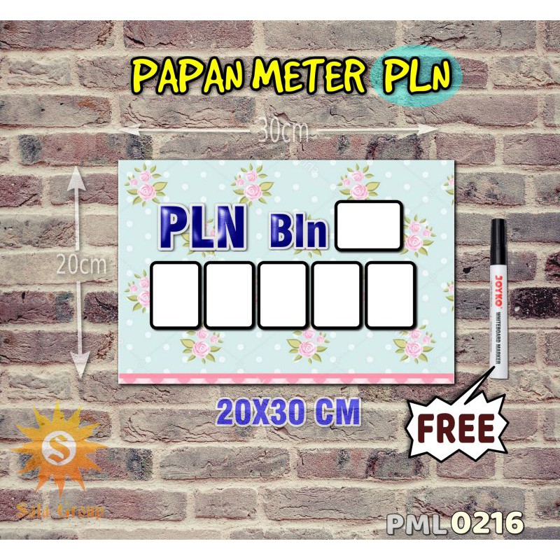 

Safa Papan Meter Listrik PLN PAM motif Unik - Shabby 16