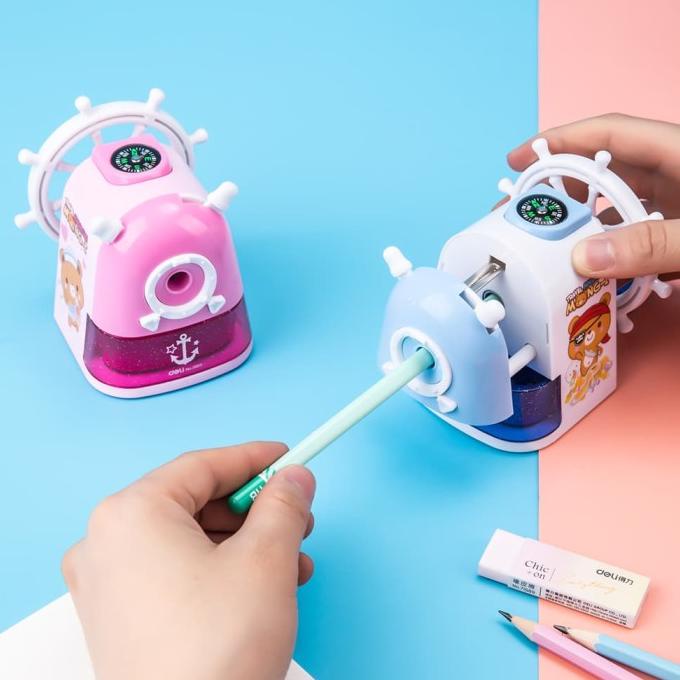 

Deli E0665 Rautan Meja-Sailor Rotary Pencil Sharpener