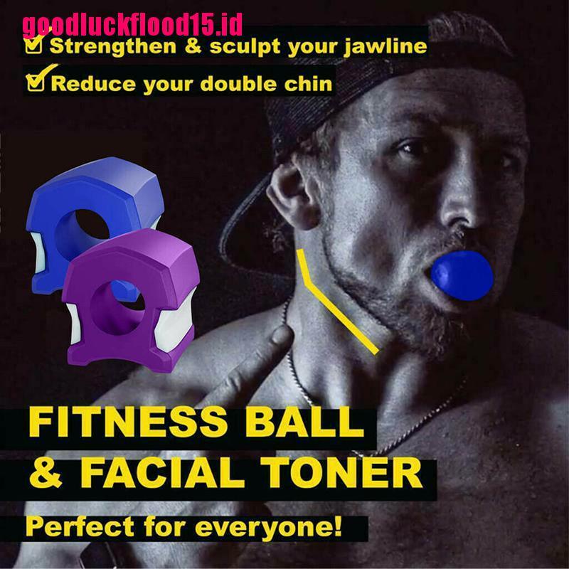 {LUCKID}Jawline Exerciser Jawlineme Exercise Fitness Ball Neck Face Toning Jawzrsize Jaw