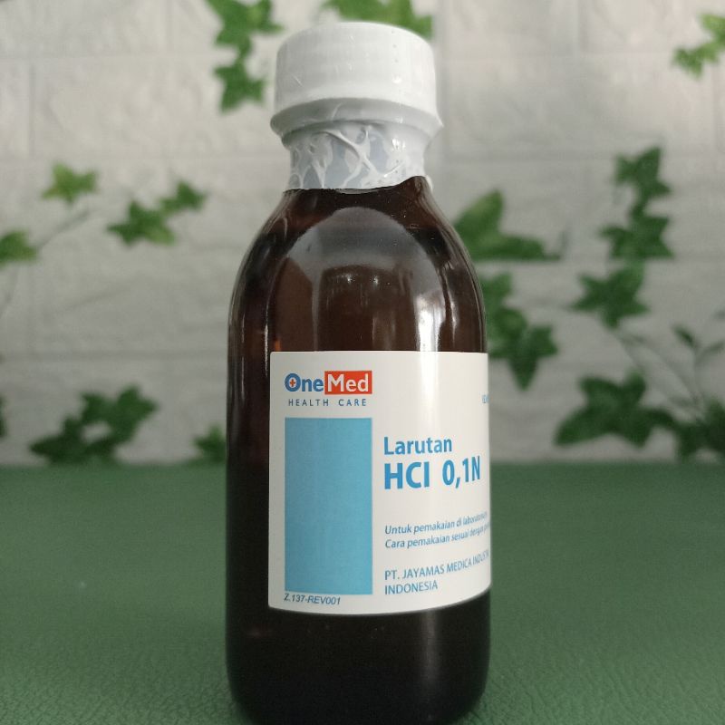 Jual Larutan HCL 0,1N 100ml OneMed Indonesia|Shopee Indonesia