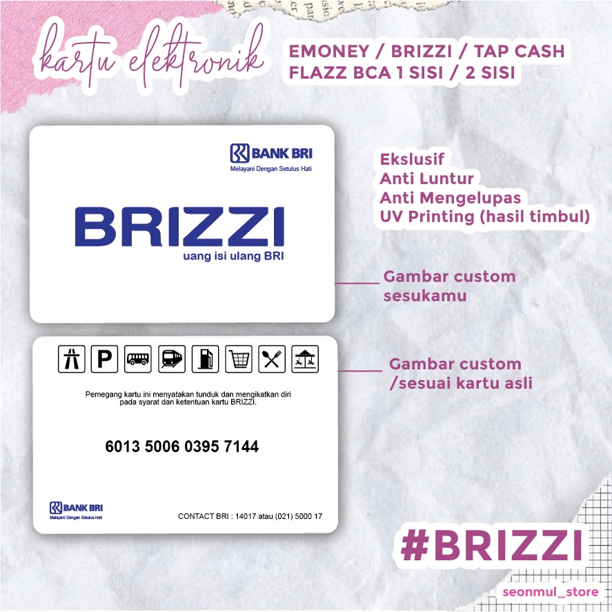 PALING DICARI!!! EMONEY BRIZZI FLAZZ TAPCASH KPOP IDOL / CUSTOM