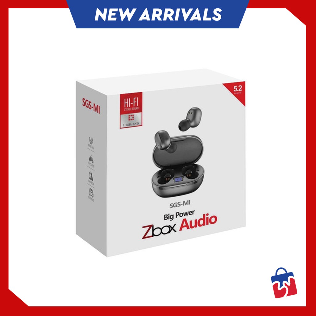 Headset Bluetooth ZBOX TWS SGS-MI Hi-Fi Stereo Sound