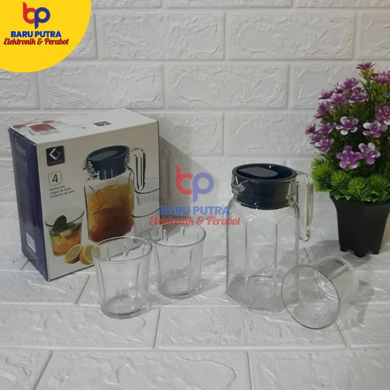 4 Pitcher Sets Kimglass Kalea | Set Mug + Gelas Kaca |