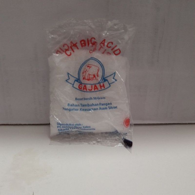 citric acid/citrun cap gajah
