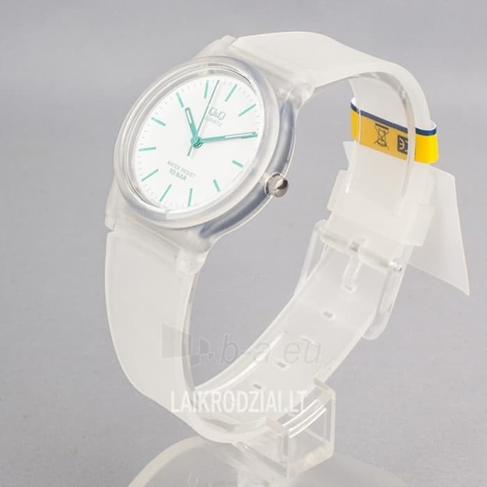 Q&amp-Q Analog Jam Tangan Unisex Strap Karet VP46J036Y Original