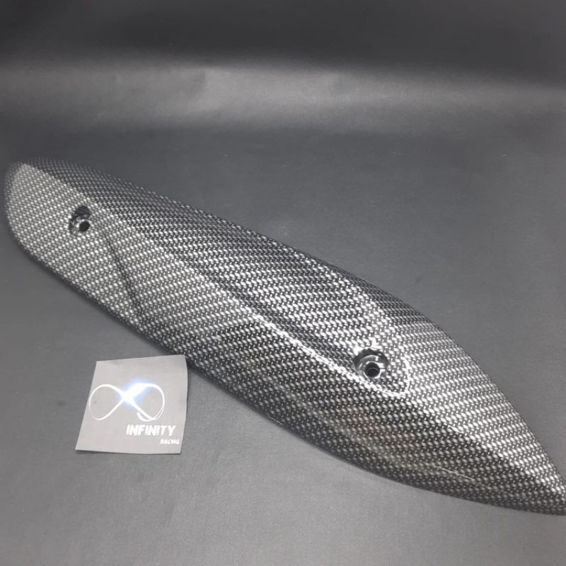 Cover Knalpot Karbon Mio J Tameng Pelindung Knalpot Carbon