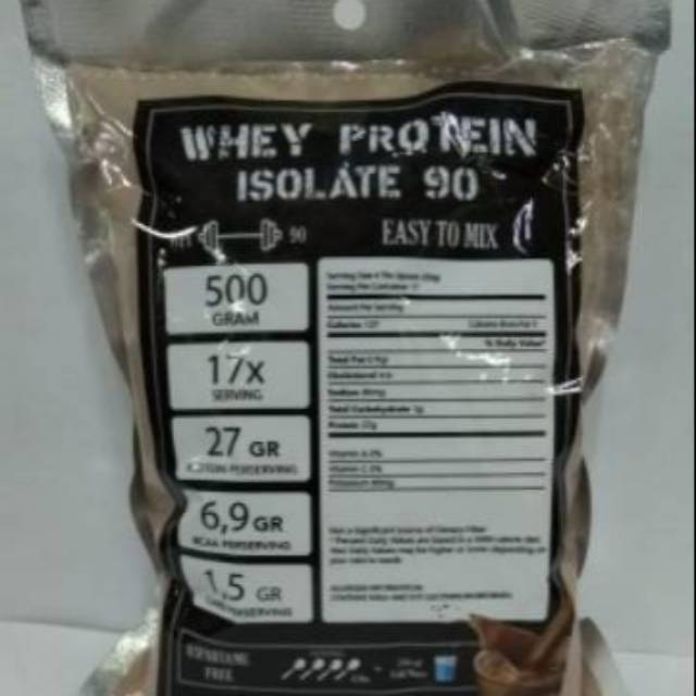 Susu Protein 500gr SUPROT Whey Protein Isolate 90 WPI90