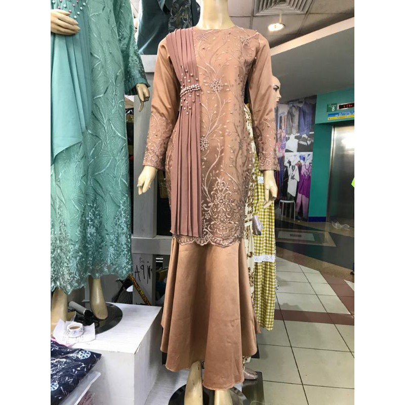 GAMIS TILLE DUYUNG SELENDANG / GAMIS DUYUNG SELENDANG / DRESS PESTA MUSLIM