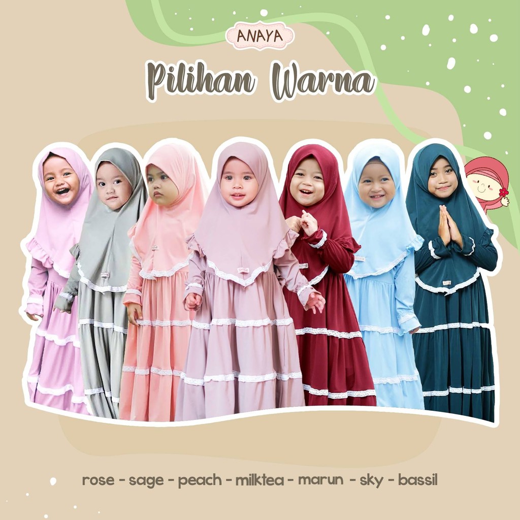SAMARA Gamis Anak - ANAYA