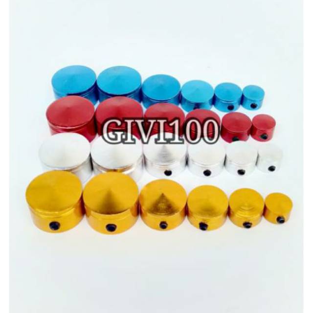 Tutup Baut Variasi Model Terbaru Bulat Warna Cnc Monel Ukuran Cvt Blok Mesin Ass Roda Arm 8 10 12 14