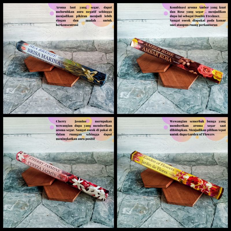 Dupa Darshan Aromatherapy Hexagonal / Darshan Incense Stick Aromatherapy /  Dupa India  / Dupa Hem