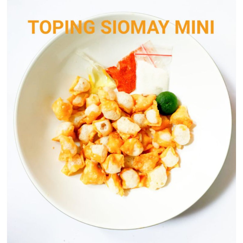 

Siomay Mini Komplit Bumbu Khas Garut