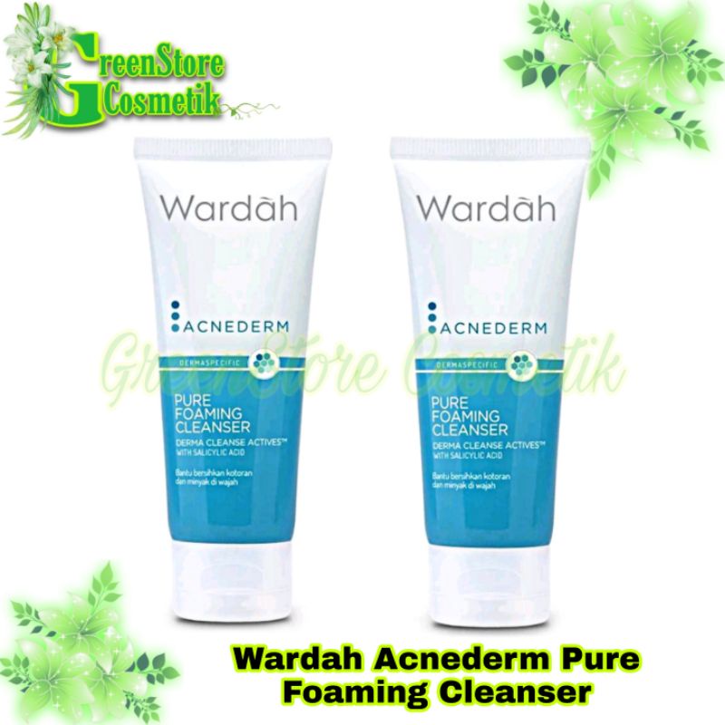 Wardah Acnederm Foaming Cleanser