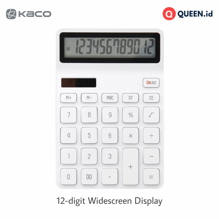 

CODE703 Mi Mijia LEMO Calculator 12 Digit - Kalkulator Mi LEMO VH Digital