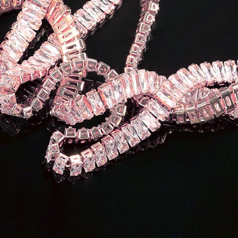 AUGUSTINA Augustina Cakar Berlian Rantai Super Kedip Paduan Charms Gaya Jepang Berlian Ornamen Shiny DIY Dekorasi Kuku