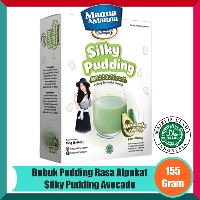 

Silky Pudding Avocado Bubuk Pembuat Puding Rasa Alpukat - 155 Gram