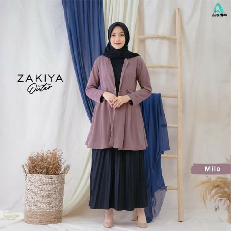 ZAKIYA OUTER By AFAS HIJAB