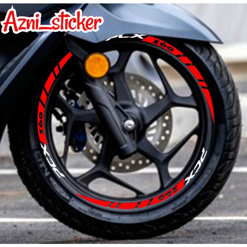 Stiker motor Stiker pcx 160 Stiker velg Sticker velk new honda pcx 160
