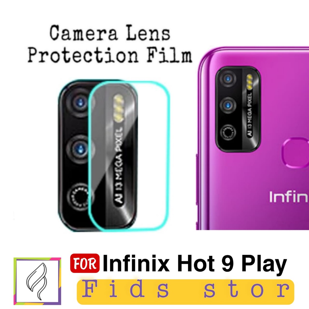 PROMO Tempered Glass Lens Camera INFINIX Hot 9 Play Anti Gores Kaca Pengaman Lens Camera Protection