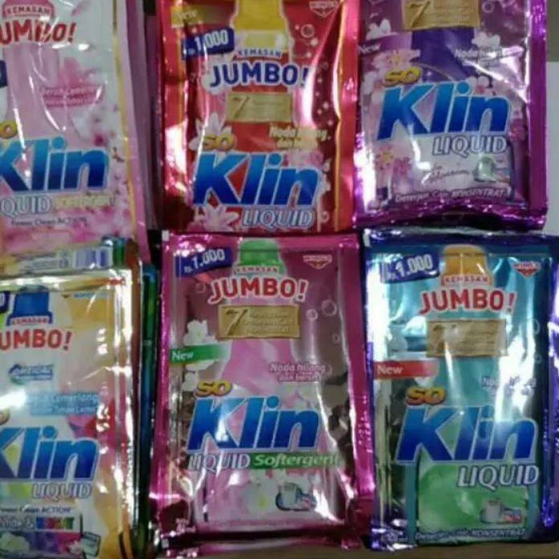 SO KLIN LIQUID RENCENG RP.1000 (1 RENCENG)