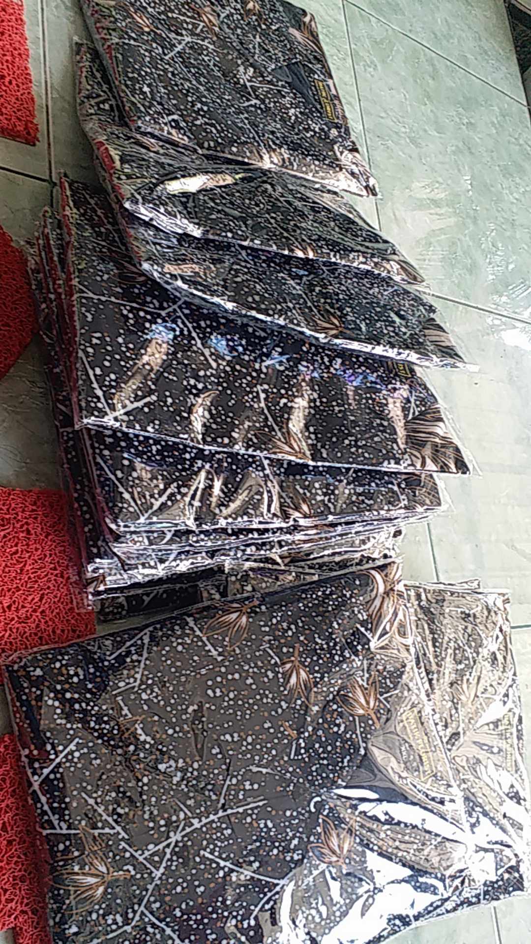 Bambu Coklat Kemeja Batik Pria Full Furing Bahan Katun Primisima