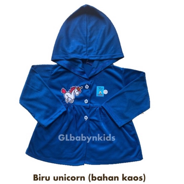 Jaket Outer Hoodie Anak Perempuan Boneka 3D SNI