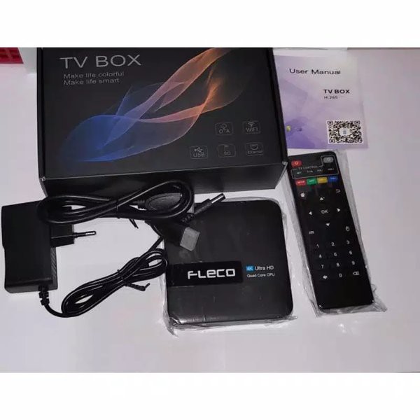 Spesial ANDROID TV BOX FLECO M18 UHD 4K Terlaris