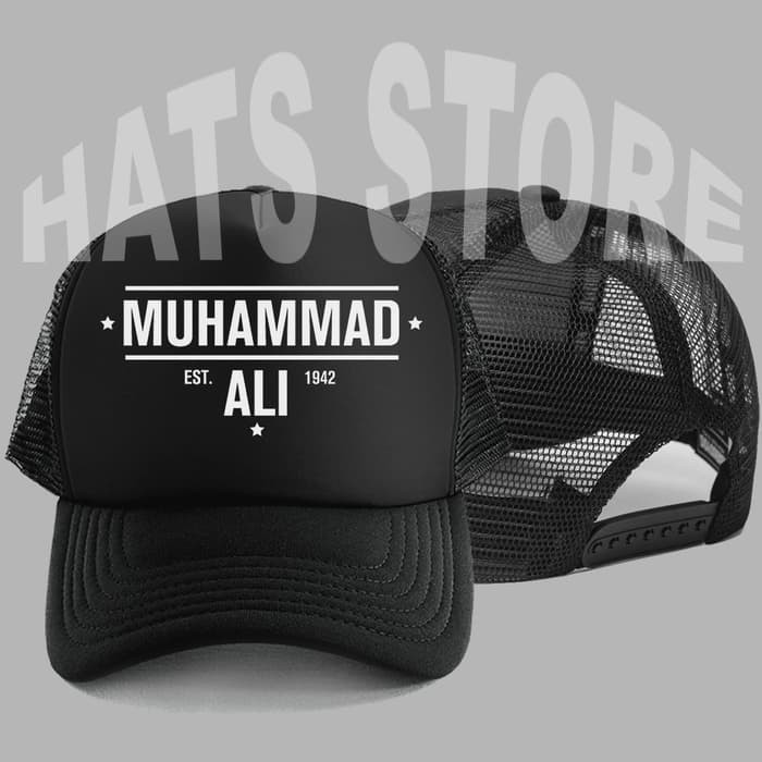 Topi Trucker Logo Muhammad Ali EST 1942