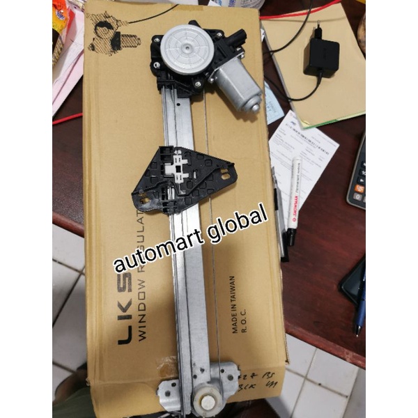 window regulator belakang honda jazz rs merk lks