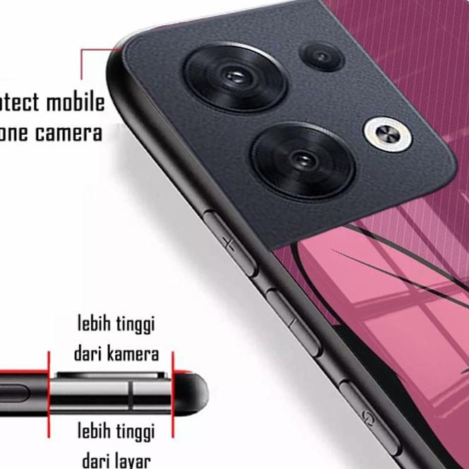 (BOOMING) (Q03) Softcase Oppo Reno 8 4G 5G 8 PRO+  - Softcase kaca Oppo Reno 8 4G 5G 8 PRO+ - Case Oppo Reno 8 4G 5G 8 PRO+ - Case Aesthetic Oppo Reno 8 4G 5G 8 PRO+  - Case keren Oppo Reno 8 4G 5G 8 PRO+