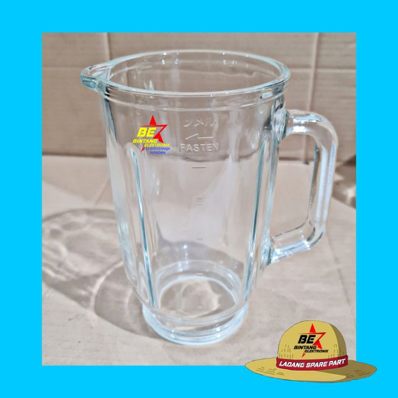 Gelas Tabung Jar jus blender miyako Kaca Glas Blender Beling 1 Liter