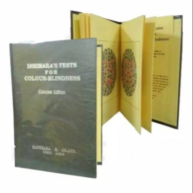 BUKU ISHIHARA - BUKU TEST BUTA WARNA - 14 PLATES