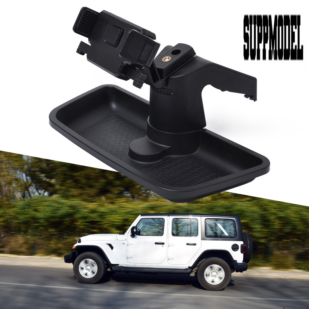 Suppmodelx Bracket Dudukan Handphone Multifungsi Bahan ABS Untuk Dashboard Mobil Jeep Wrangler JK 2011-2018