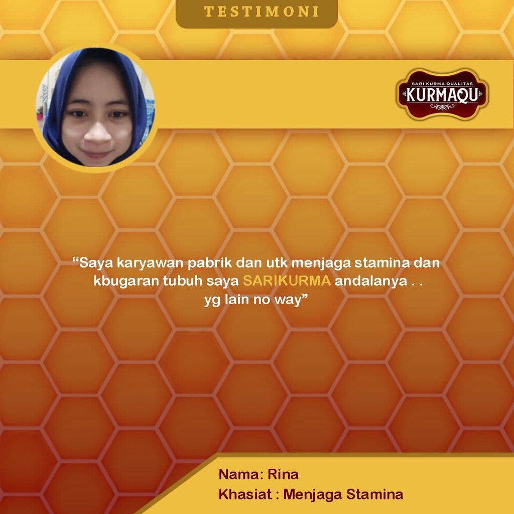 Obat Stamina Pria,  Madu Kuat Tahan Lama, Gangguan Rangsangan, Impotensi, Lemah Syahwat, Disfungsi Ereksi, Mudah Keluar, Penambah Gairah, Hormon, Ejakulasi Dini, Depresi, Stres, Neurotransmiter, Tekanan Darah Tinggi - KURMAQU Sari Kurma 100% ORIGINAL BPOM-5