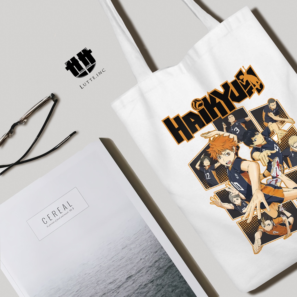 Haikyu Totebag Anime Tote bag Kanvas Premium