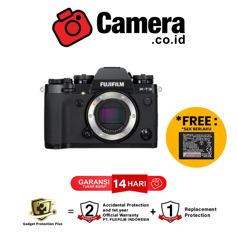 fujifilm x t3 fujifilm xt3 body kamera mirrorless fujifilm garansi resmi