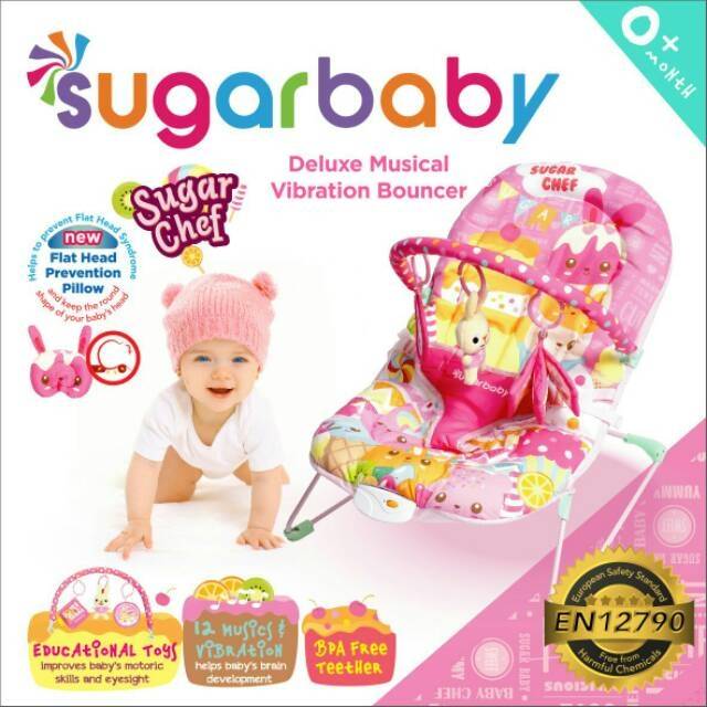 Sugar Baby Bouncer 1 Recline Deluxe Sugar Baby Kursi Bayi Shopee Indonesia