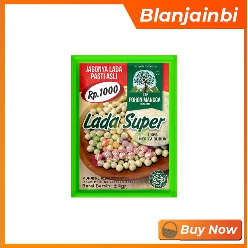 

Lada Super Bubuk cap Pohon Mangga