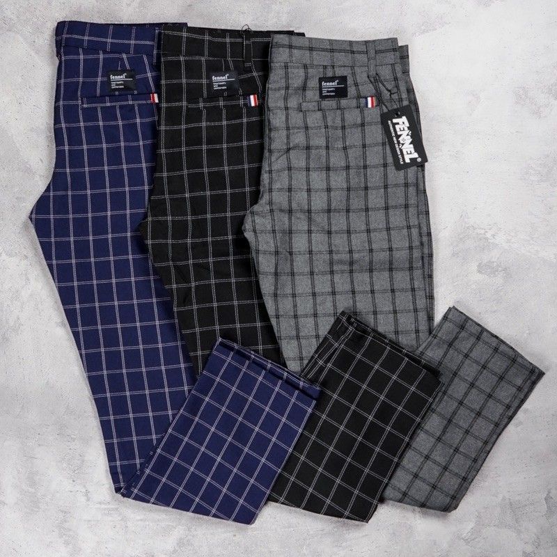 CELANA PANJANG TARTAN KOTAK&quot; GARIS 1 dan 2