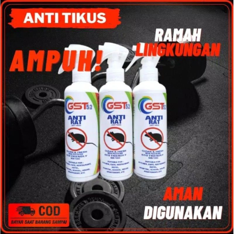 ANTI RAT GST52 PEMBASMI TIKUS PENGUSIR TIKUS