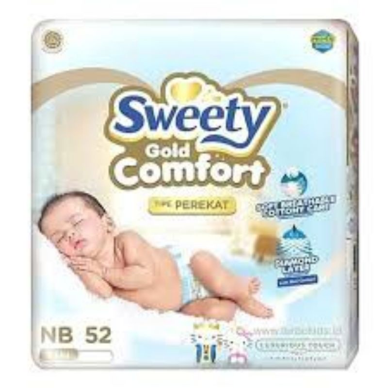 Sweety comfort gold popok perekat Newborn nb52 nb52