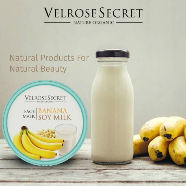 Lulur Wajah Velrose Secret Banana Soy Milk