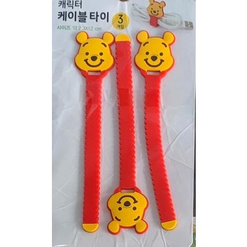 

(BISA COD) Pop Socket Pengikat Kabel Cable Ties Tie Disney Pooh Piglet Daiso BERKUALITAS Kode 776