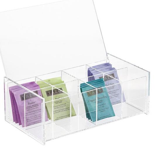 ♧ Box Teh Celup Akrilik | Box Tempat Penyimpanan Teh Akrilik Kotak Teh ★