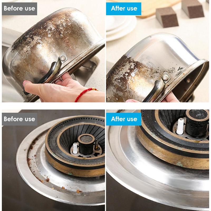 Multi Functional Kitchen Magic Sponge Eraser/ Block Trapezoidal Nano Emery Sponge Wipe/ Washing Pot Bowl Descaling Sponge/ Household Gadgets To Remove Rust Cleaning