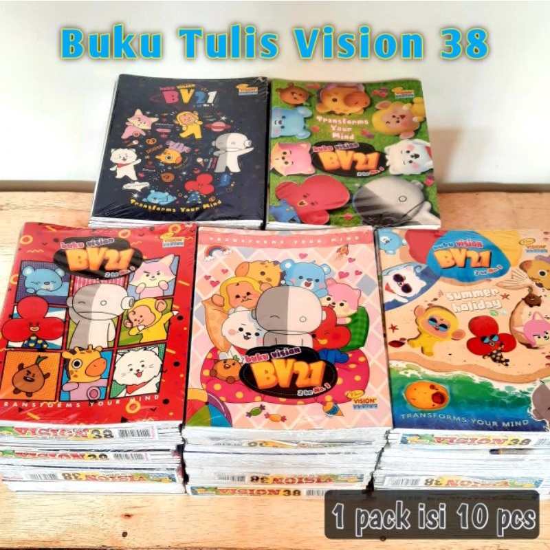 

BUKU TULIS VISION 38 LEMBAR
