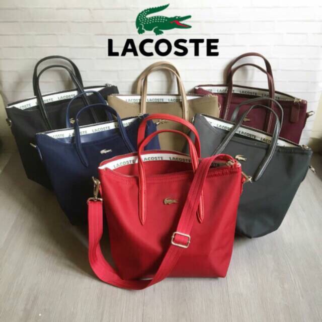 Balanzo grosir tas murah/Slingbag lacoste 2in1 bahan NYLON