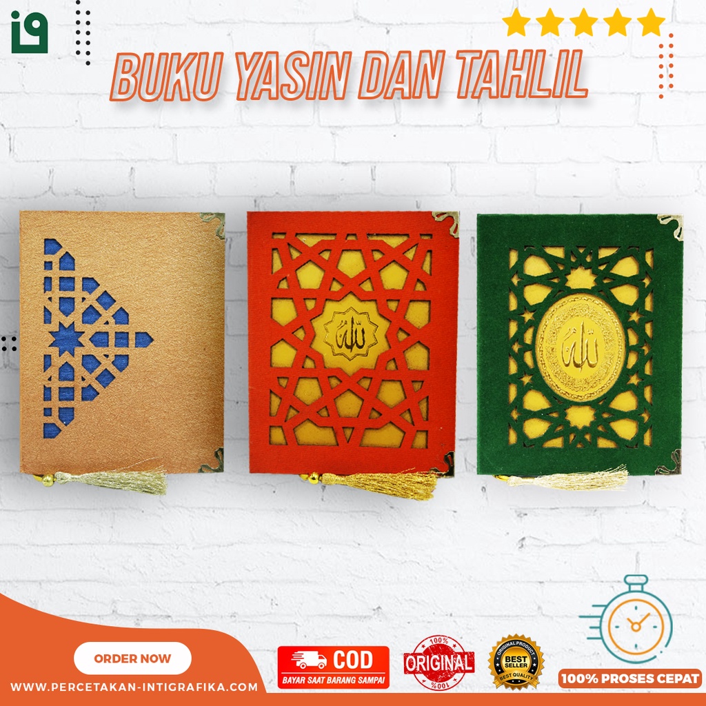 

BUKU YASIN DAN TAHLIL CUTTING LASER | BUKU YASIN FOTO | BUKU YASIN MURAH