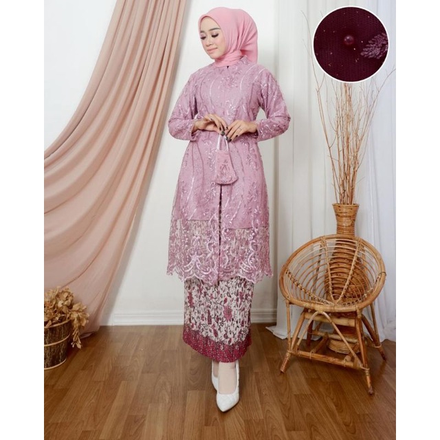 Kebaya Tunik / Tunik Tulle / Kebaya Modern / Kebaya tile / Kebaya Favorite / Batik Couple